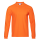 Рубашка поло мужская STAN длинный рукав хлопок/полиэстер 185, 104S Оранжевый