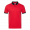 Рубашка поло мужская STAN с контрастными деталями хлопок/полиэстер 185, 04С Красный