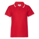 Рубашка поло детская STAN с окантовкой хлопок/полиэстер 185, 04TJ Красный