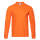Рубашка поло унисекс STAN длинный рукав хлопок 185, 104LS Оранжевый