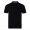 Рубашка поло унисекс хлопок 100%, 185, 04B Чёрный